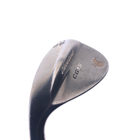 Used Cleveland CG15 Black Pearl Lob Wedge / 60.0 Deg / Wedge Flex / Left-Handed
