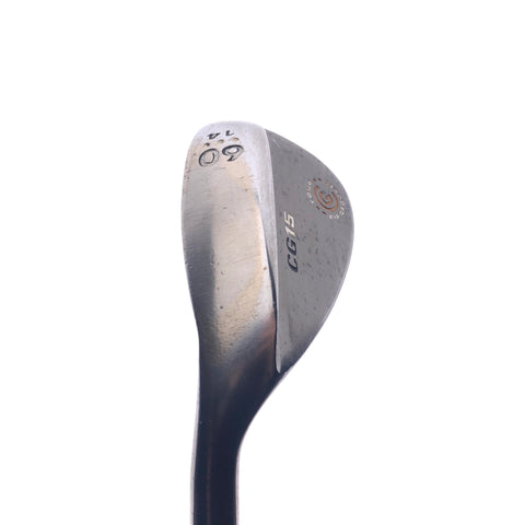 Used Cleveland CG15 Black Pearl Lob Wedge / 60.0 Deg / Wedge Flex / Left-Handed