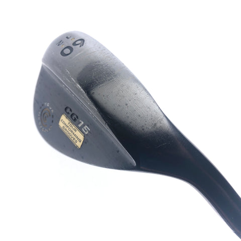 Used Cleveland CG15 Black Pearl Lob Wedge / 60.0 Degrees / Wedge Flex