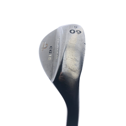 Used Cleveland CG15 Black Pearl Lob Wedge / 60.0 Degrees / Wedge Flex