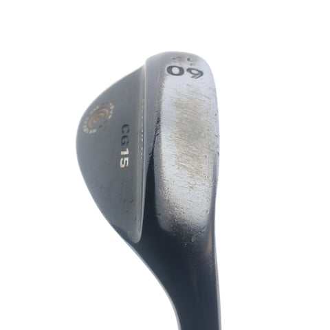 Used Cleveland CG15 Black Pearl Lob Wedge / 60.0 Degrees / Wedge Flex