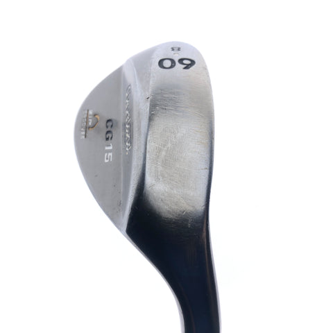 Used Cleveland CG15 Black Pearl Lob Wedge / 60.0 Degrees / Wedge Flex