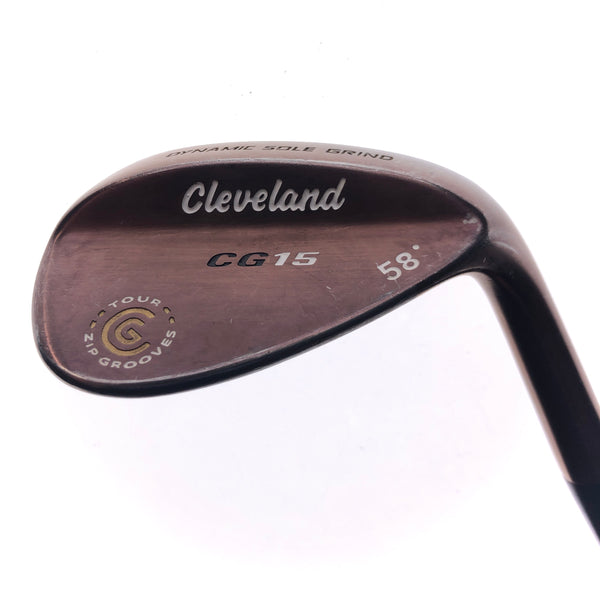 Used Cleveland CG15 DSG Oil Can Lob Wedge / 58.0 Degrees / Wedge Flex