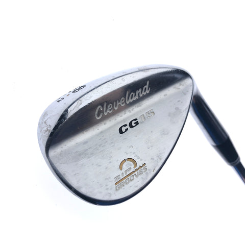 Used Cleveland CG15 Satin Chrome Lob Wedge / 58.0 Degrees / Wedge Flex