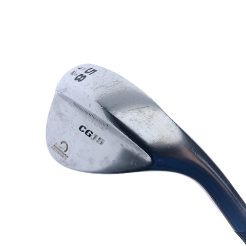 Used Cleveland CG15 Satin Chrome Lob Wedge / 58.0 Degrees / Wedge Flex