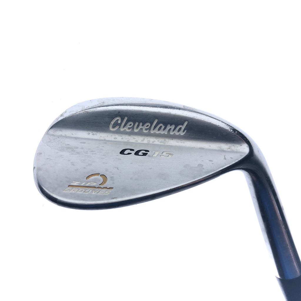 Used Cleveland CG15 Satin Chrome Lob Wedge / 58.0 Degrees / Wedge Flex