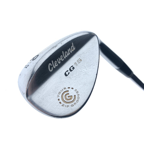 Used Cleveland CG15 Satin Chrome Lob Wedge / 60.0 Degrees / Wedge Flex
