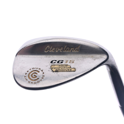 Used Cleveland CG15 Satin Chrome Lob Wedge / 60.0 Degrees / Wedge Flex