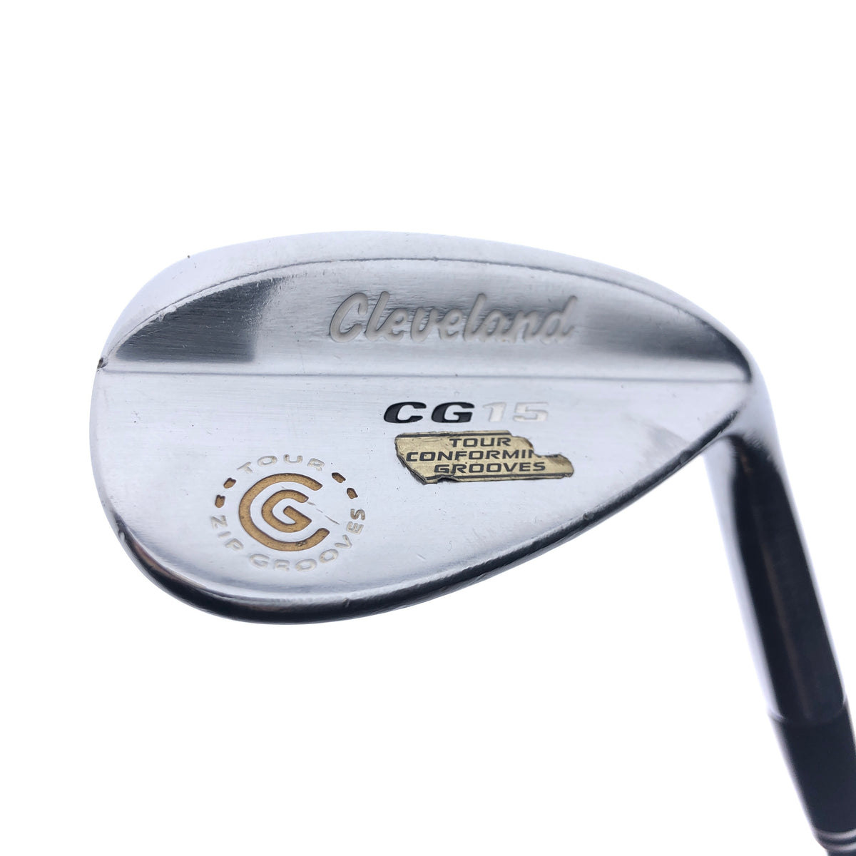Used Cleveland CG15 Satin Chrome Lob Wedge / 60.0 Degrees / Wedge Flex