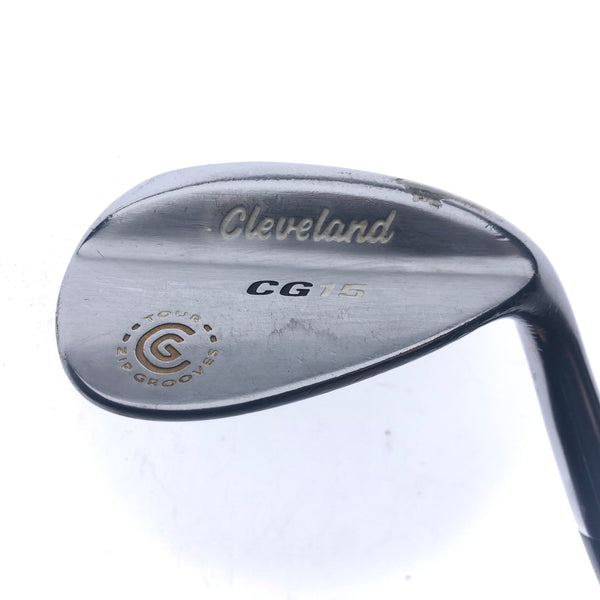 Used Cleveland CG15 Satin Chrome Lob Wedge / 60.0 Degrees / Wedge Flex