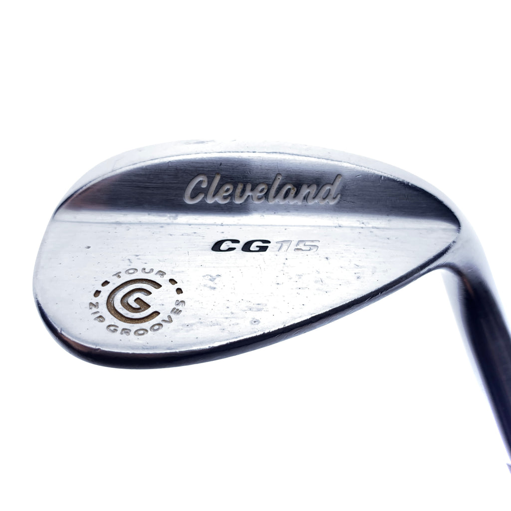 Used Cleveland CG15 Satin Chrome Lob Wedge / 60.0 Degrees / Wedge Flex
