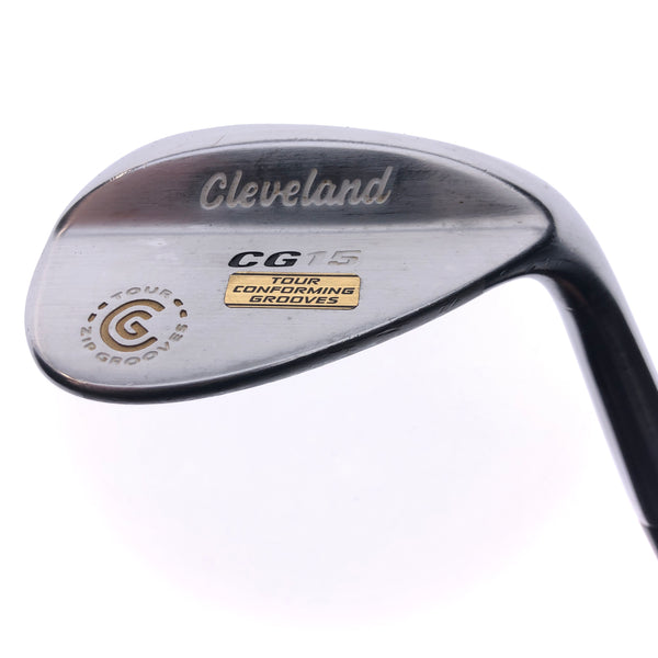 Used Cleveland CG15 Satin Chrome Lob Wedge / 60.0 Degrees / Wedge Flex
