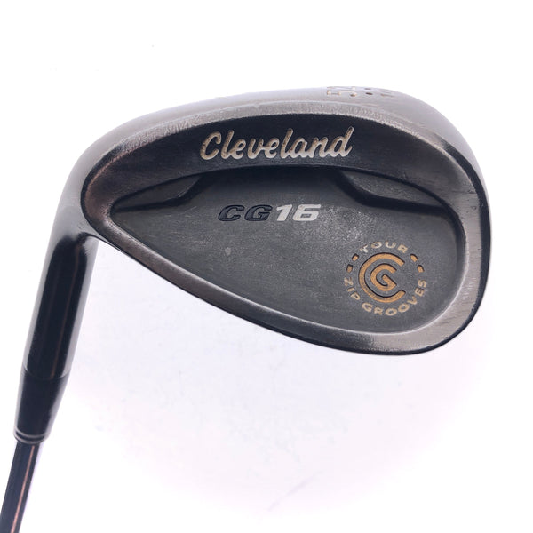 Used Cleveland CG16 Black Pearl Gap Wedge / 52.0 Deg / Wedge Flex / Left-Handed