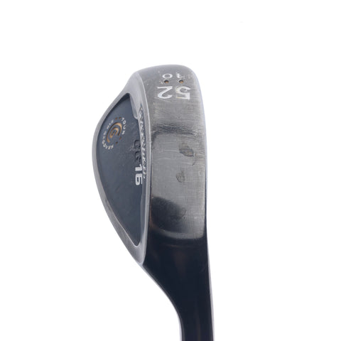 Used Cleveland CG16 Black Pearl Gap Wedge / 52.0 Degrees / Wedge Flex