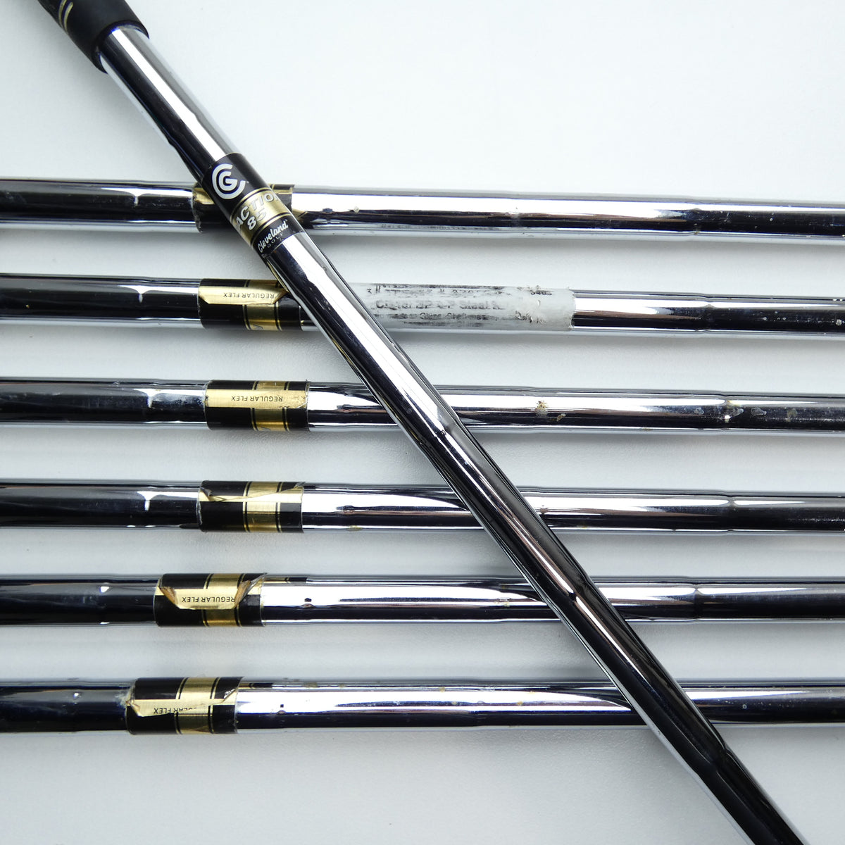 Used Cleveland CG16 Black Pearl Iron Set / 4 - PW / Regular Flex