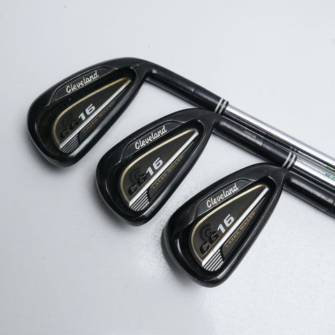 Used Cleveland CG16 Black Pearl Iron Set / 5 - PW / Regular Flex