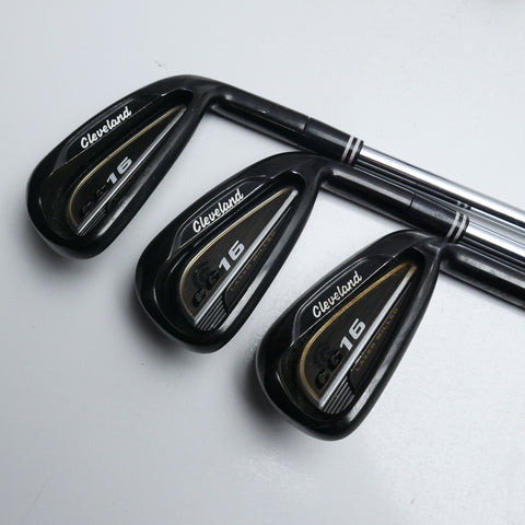 Used Cleveland CG16 Black Pearl Iron Set / 5 - PW / Regular Flex