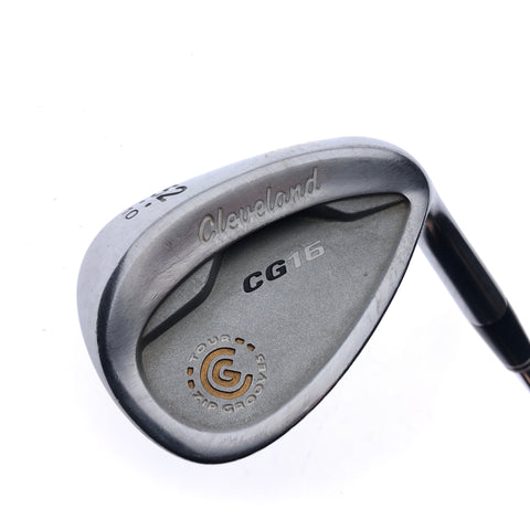 Used Cleveland CG16 Satin Chrome Approach Wedge / 52.0 Degrees / Wedge Flex