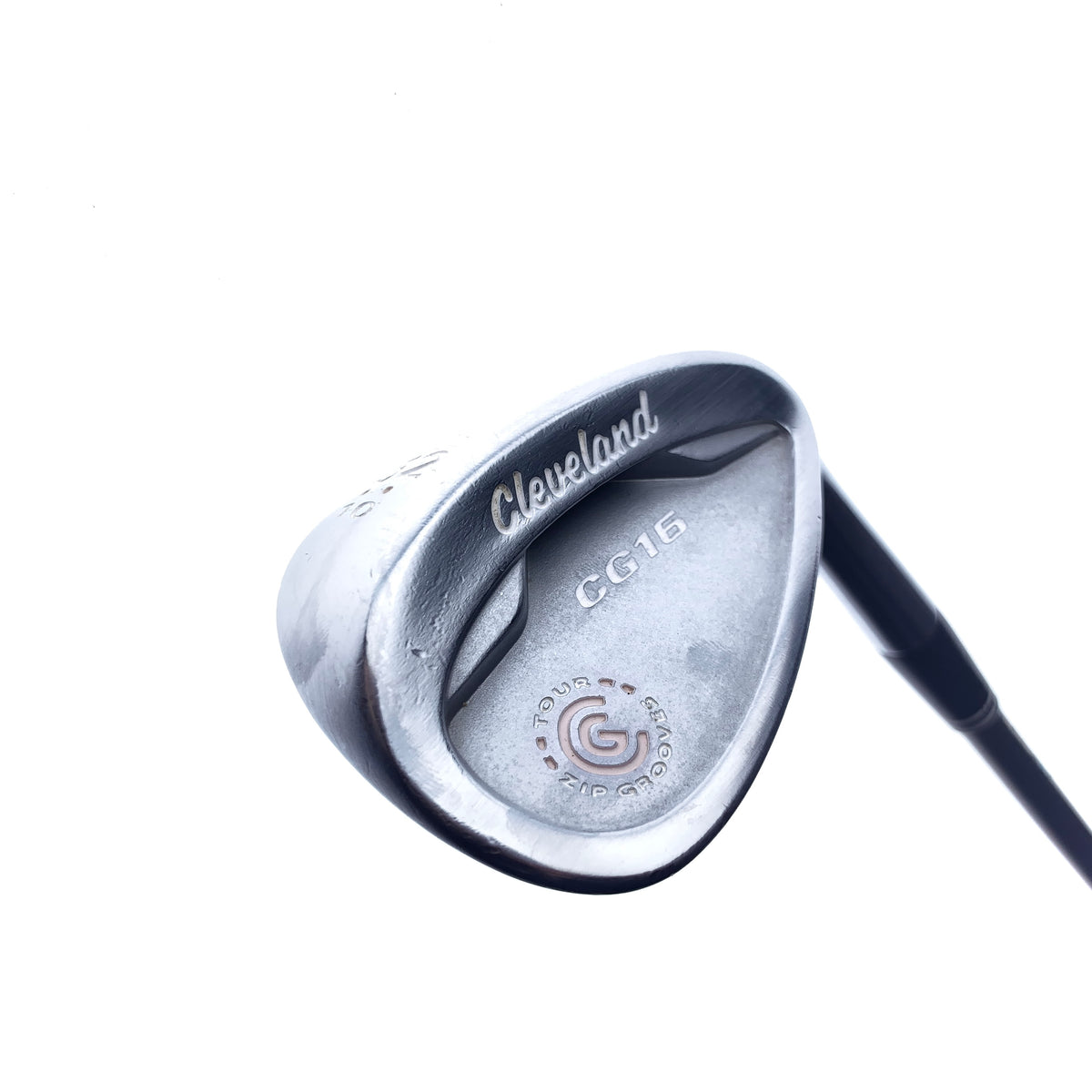 Used Cleveland CG16 Satin Chrome Gap Wedge / 52.0 Degrees / Ladies Flex