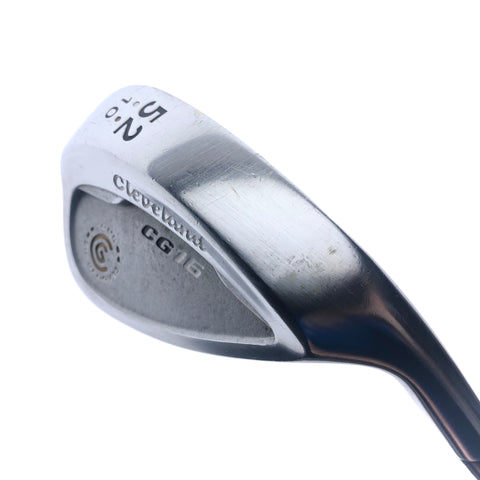 Used Cleveland CG16 Satin Chrome Gap Wedge / 52.0 Degrees / Wedge Flex