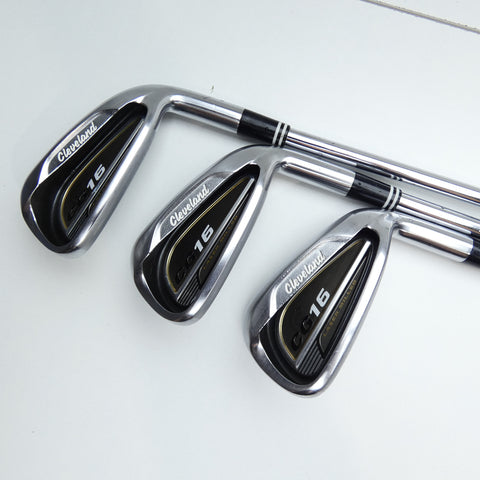 Used Cleveland CG16 Satin Chrome Iron Set / 4 - PW / Regular Flex