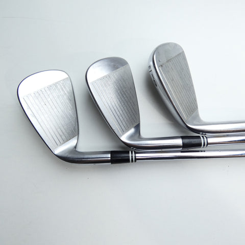 Used Cleveland CG16 Satin Chrome Iron Set / 4 - PW / Regular Flex