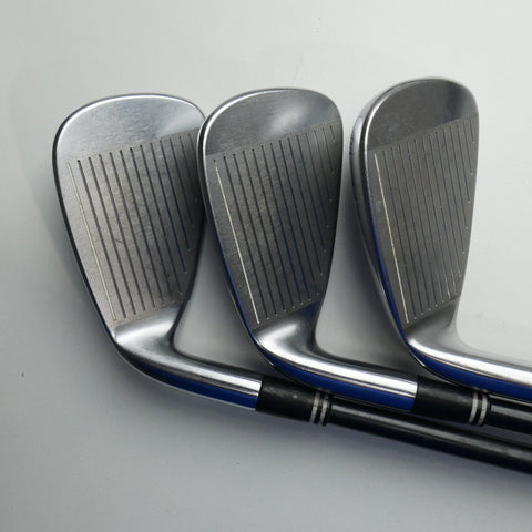 Used Cleveland CG16 Satin Chrome Iron Set / 4 - PW / Regular Flex