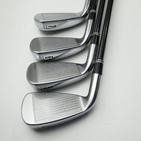 Used Cleveland CG16 Satin Chrome Iron Set / 4 - PW / Regular Flex