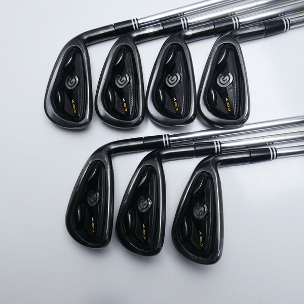 Used Cleveland CG7 Black Iron Set / 4 - PW / Regular Flex