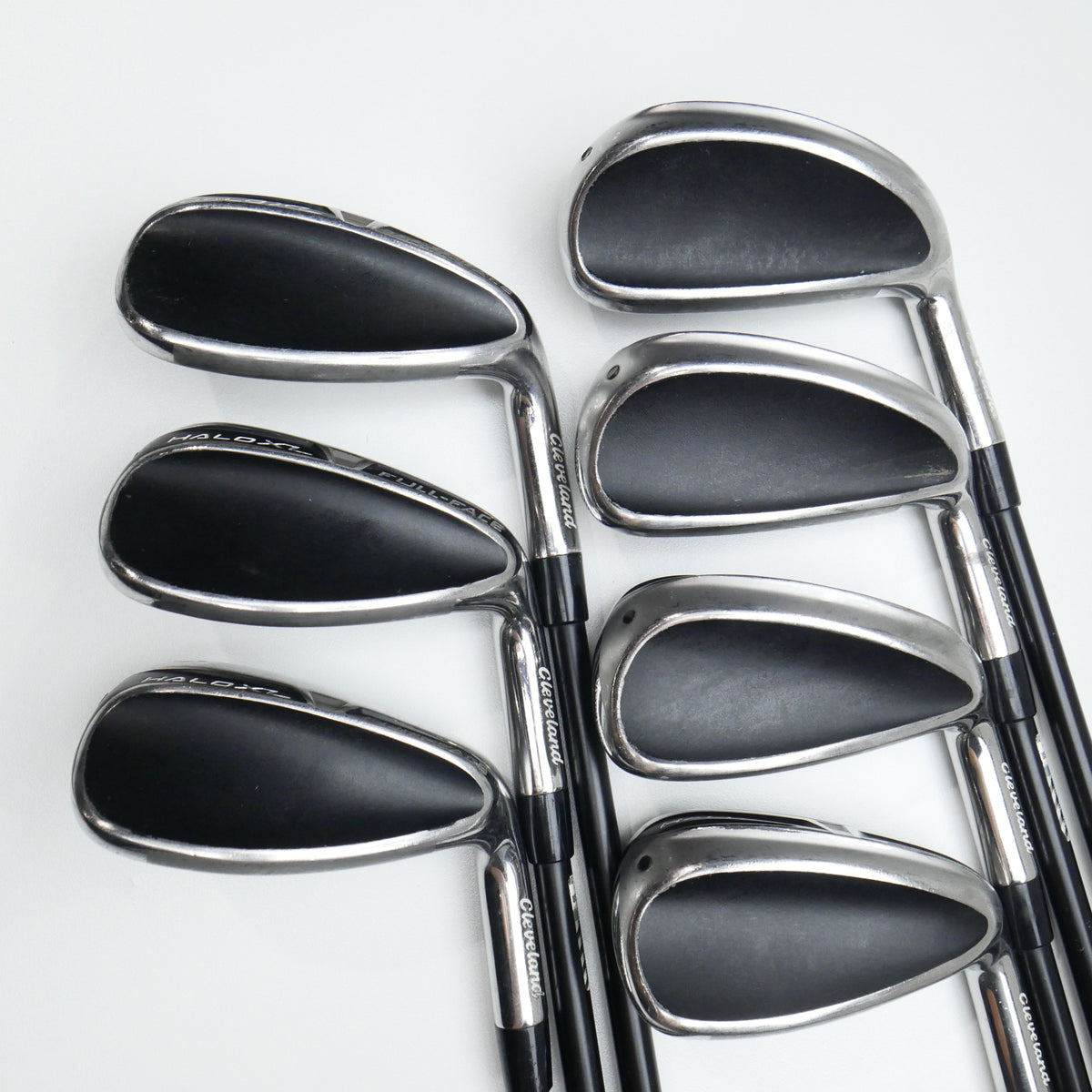 Used Cleveland Halo XL Full Face 2024 Iron Set / 6 - SW + GW / Ladies Flex