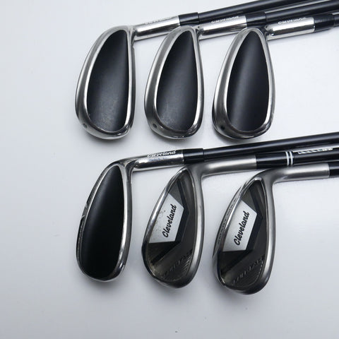 Used Cleveland Halo XL Full Face 2024 Iron Set / 7 - SW + GW / Regular Flex