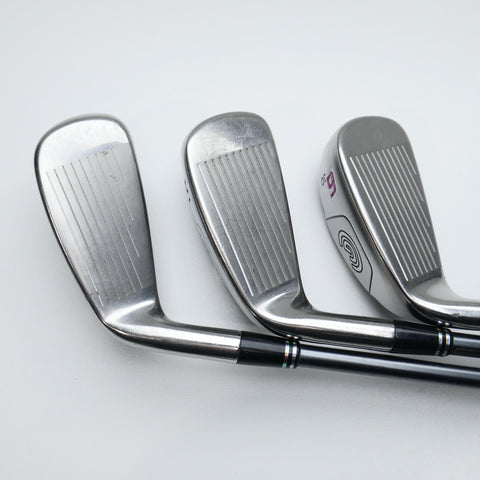 Used Cleveland Hibore Iron Set / 4 - 9 IRON / Ladies Flex