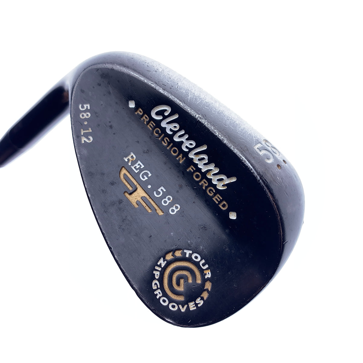 Used Cleveland Precision Forged Reg. 588 Lob Wedge/58.0 Degrees/Wedge Flex/L-H
