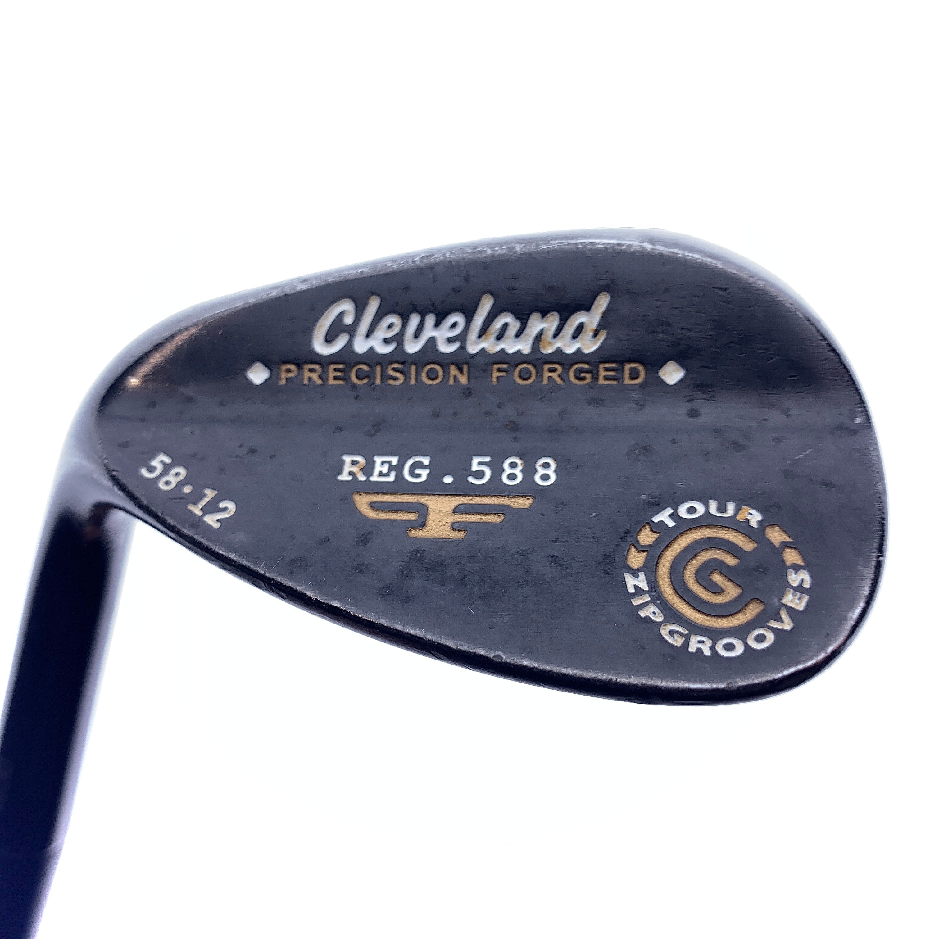 Used Cleveland Precision Forged Reg. 588 Lob Wedge/58.0 Degrees/Wedge Flex/L-H