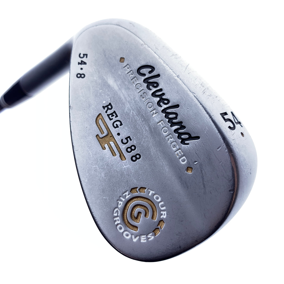 Used Cleveland Precision Forged Reg. 588 Sand Wedge/54.0 Degrees/Stiff Flex/L-H