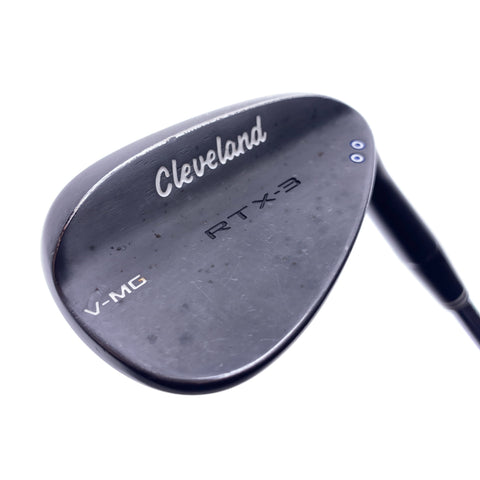 Used Cleveland RTX-3 Black Satin Lob Wedge / 60.0 Degrees / Wedge Flex