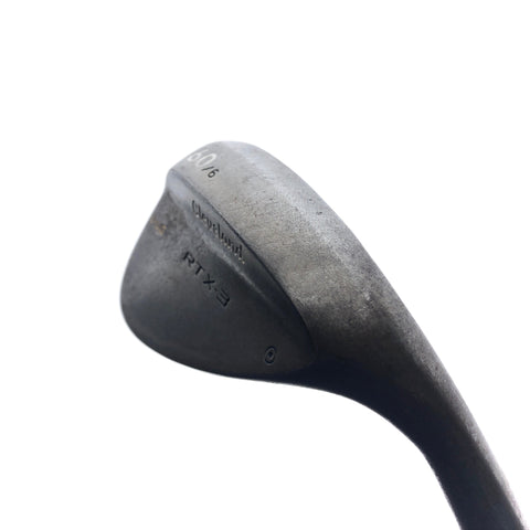 Used Cleveland RTX-3 Tour Raw Lob Wedge / 60.0 Degrees / Wedge Flex