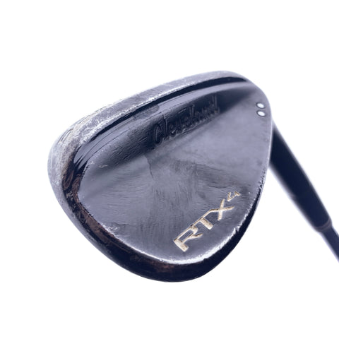 Used Cleveland RTX 4 Black Satin Gap Wedge / 52.0 Degrees / Stiff Flex