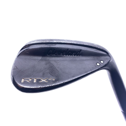 Used Cleveland RTX 4 Black Satin Gap Wedge / 52.0 Degrees / Stiff Flex