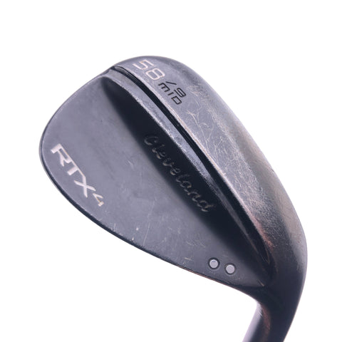 Used Cleveland RTX 4 Black Satin Lob Wedge / 58 Degrees / S400 Stiff Flex