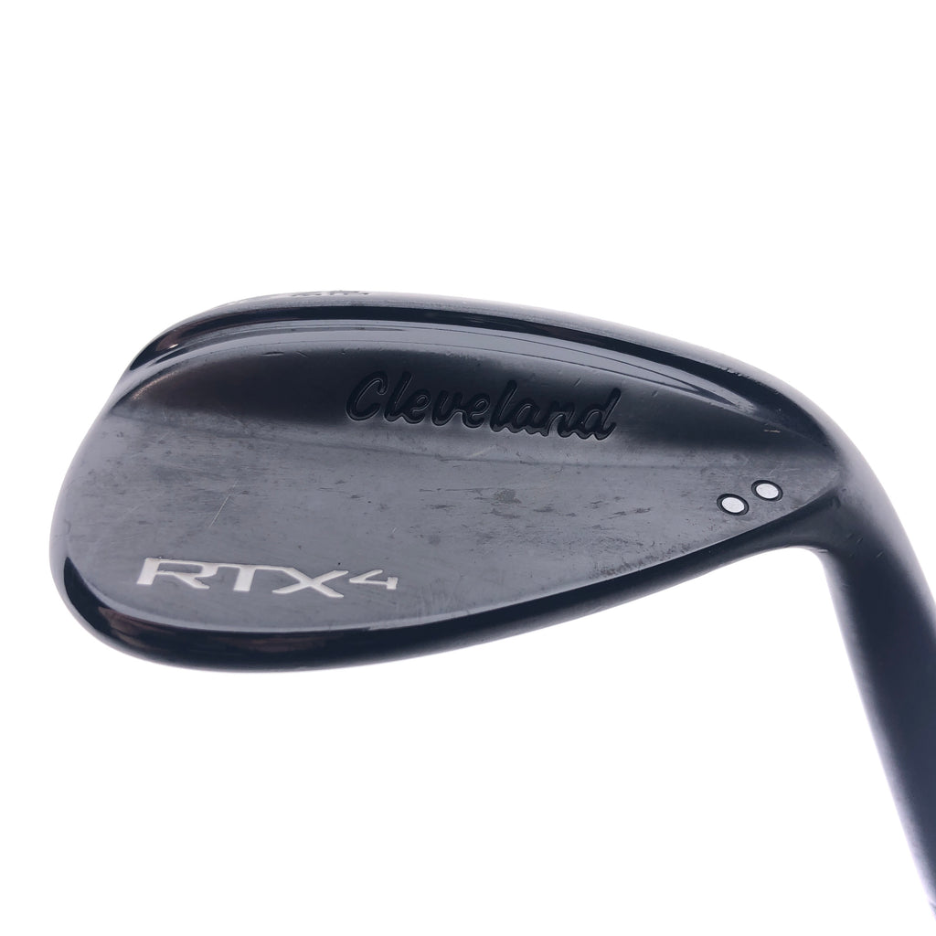 Used Cleveland RTX 4 Black Satin Lob Wedge / 58.0 Degrees / Regular Flex
