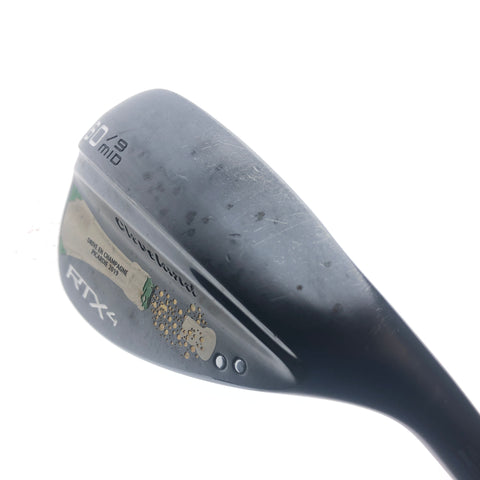 Used Cleveland RTX 4 Black Satin Lob Wedge / 60.0 Degrees / Stiff Flex