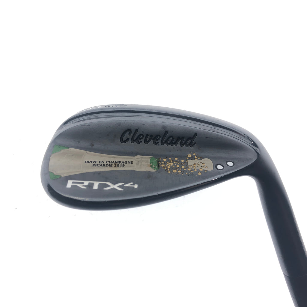 Used Cleveland RTX 4 Black Satin Lob Wedge / 60.0 Degrees / Stiff Flex