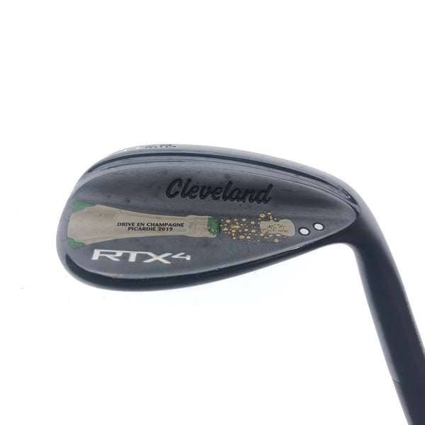 Used Cleveland RTX 4 Black Satin Lob Wedge / 60.0 Degrees / Stiff Flex