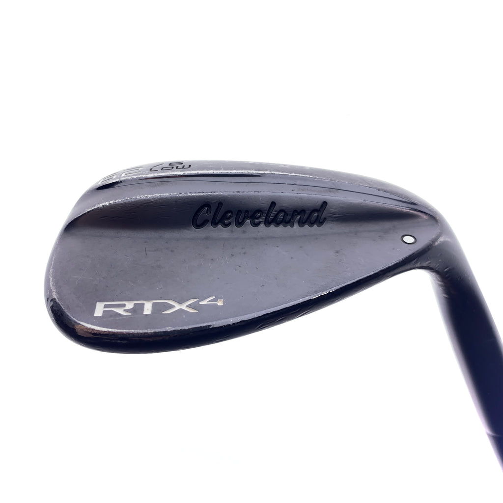 Used Cleveland RTX 4 Black Satin Lob Wedge / 62.0 Degrees / Stiff Flex