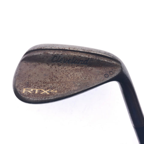 Used Cleveland RTX 4 Tour Raw Gap Wedge / 52.0 Degrees / Stiff Flex