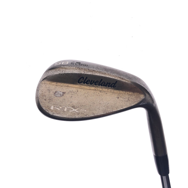 Used Cleveland RTX 4 Tour Raw Lob Wedge / 58.0 Degrees / Stiff Flex