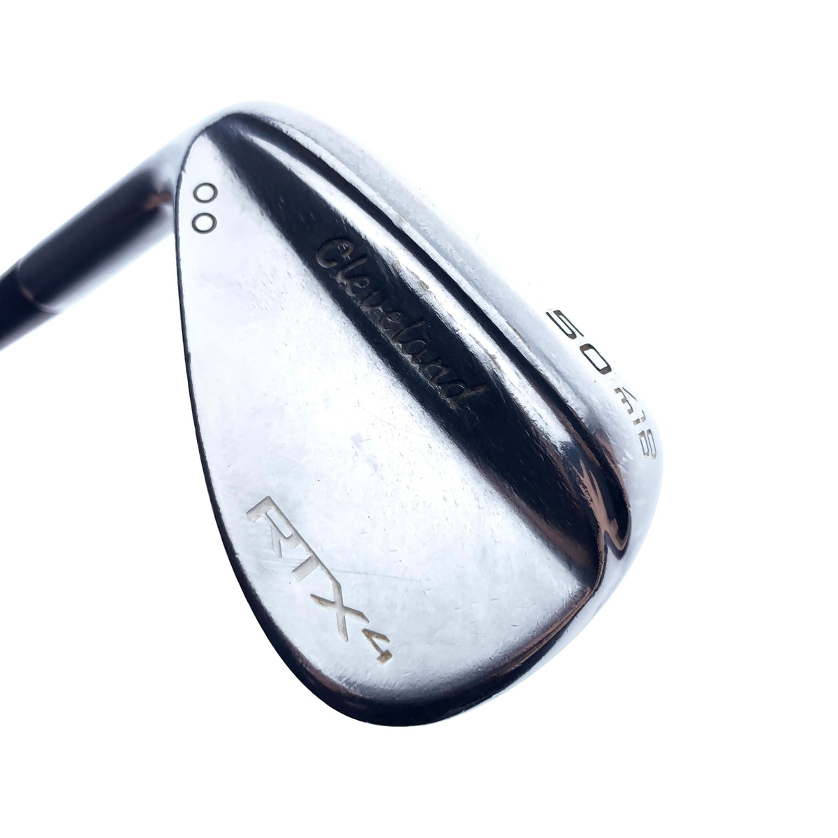 Used Cleveland RTX 4 Tour Satin Gap Wedge / 50.0 Degrees / Stiff Flex / Left-Ha
