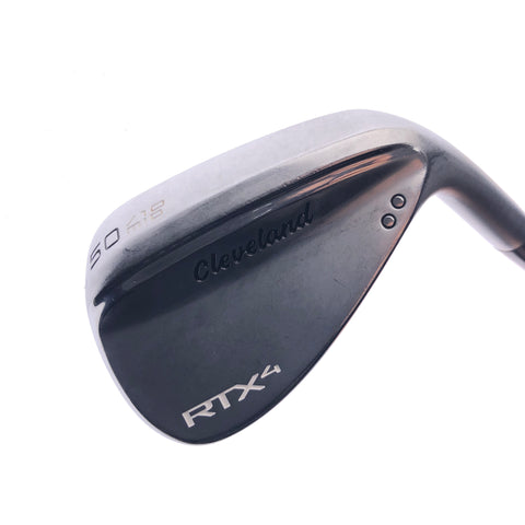 Used Cleveland RTX 4 Tour Satin Gap Wedge / 50.0 Degrees / Wedge Flex