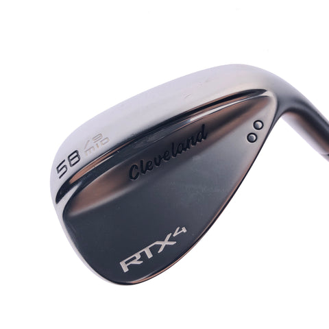 Used Cleveland RTX 4 Tour Satin Lob Wedge / 58.0 Degrees / Stiff Flex